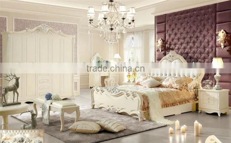 Bedroom set furniture sleeping bed foshan furniture market