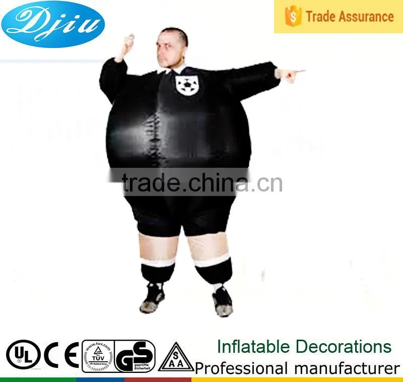 DJ-CO-191 judger full latex body suit with inflatable breasts black full body suit