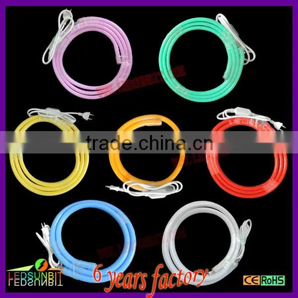 240v outdoor mono LED neon light for decoration IP65