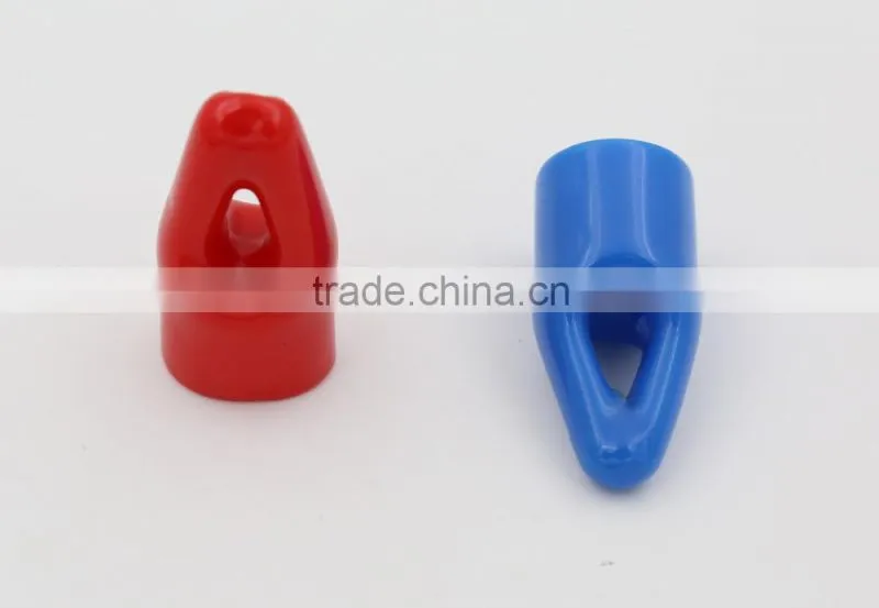Polyvinyl chloride pull hanger caps and tips