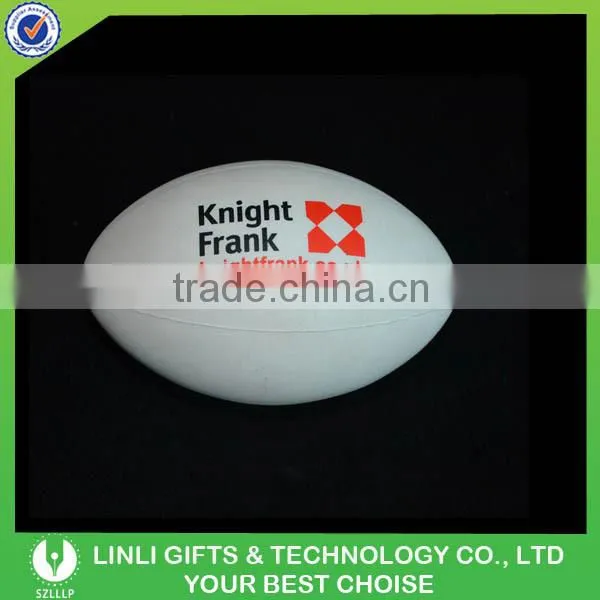Rugby shape PU anti stress ball