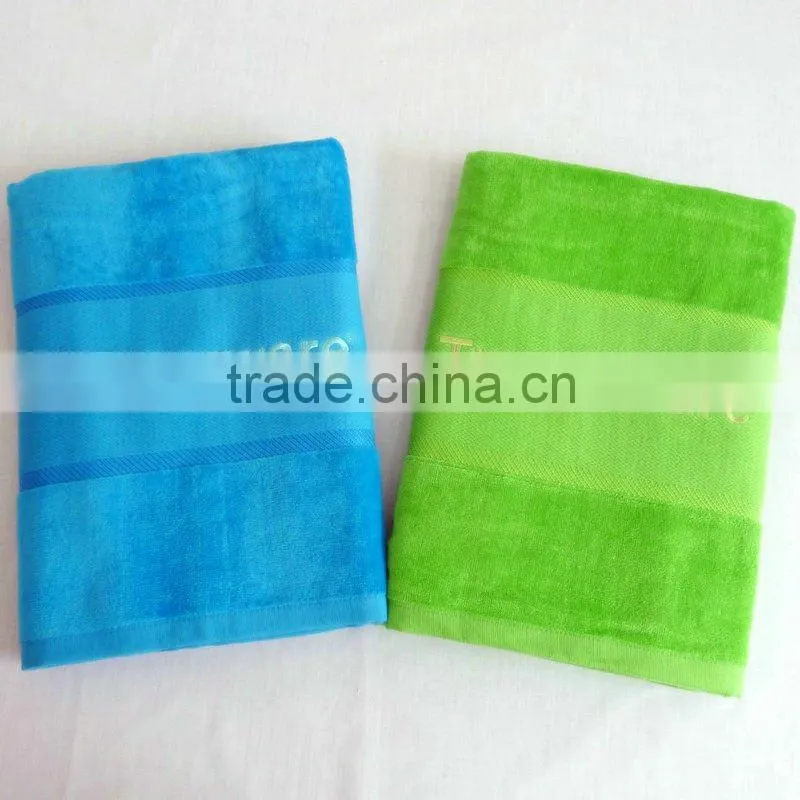 100% cotton plain dyed terry towel cloth