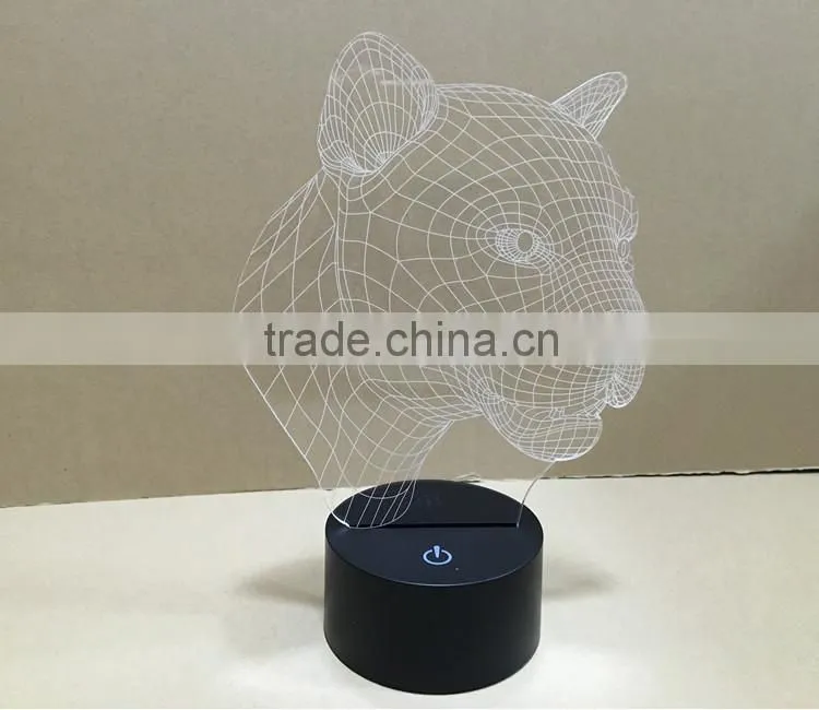 Color Change 3D Leopard LED Light