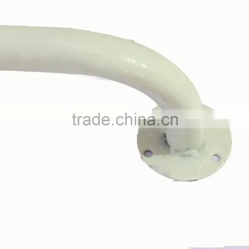 Sample white wall mounted clothes rack/ garment wall display rack