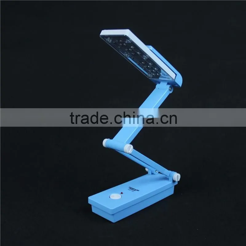 New Arrival LED Table Desk Lamp Plastic Rechargable Energy Saving Powerful Traditional Style