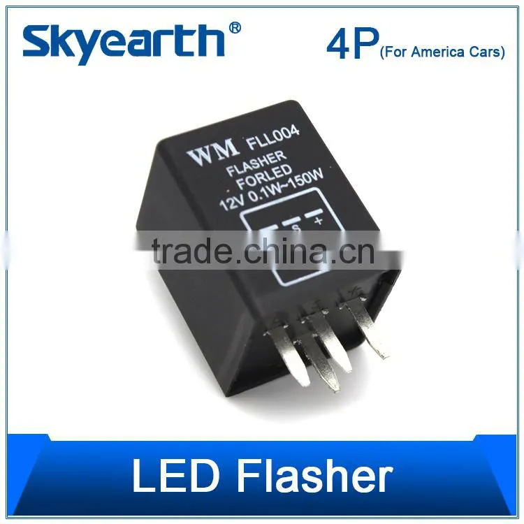 Auto thermal Flasher electronics flasher 12V 24V 150W WM FLT552 4P
