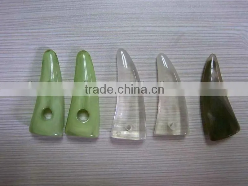 resin horn button
