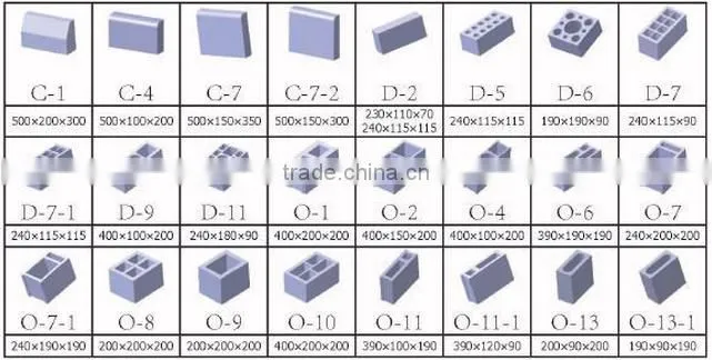 QT4-24 concrete block making mashine,cement brick making machine for sale
