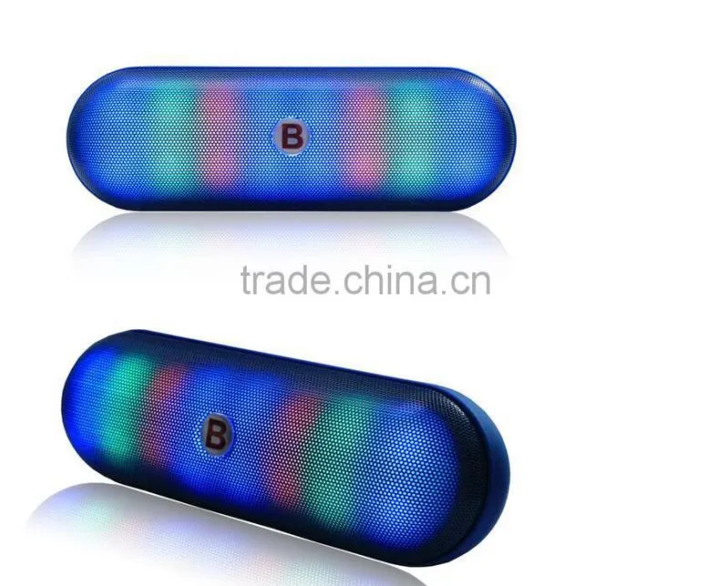 Mini Pill colorful Wireless Bluetooth Speaker with led light
