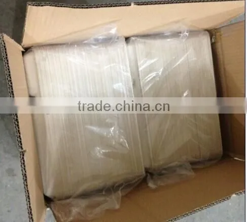sugarcane bagasse disposable five compartment tray,disposable food tray stock for sale