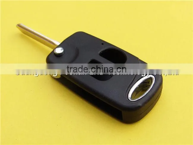 Modified folding 2 buttons remote key cover Toyota Carola Toy43 blade