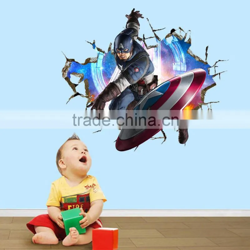 Large Mouth shape Removable Wall Sticker for kids room decorative