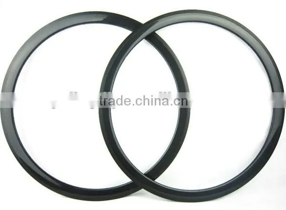 Wholesale 700C tubular/clincher carbon bicycle wheels carbon disc wheels Road/TT front wheel, carbon disc wheel for fixed gear