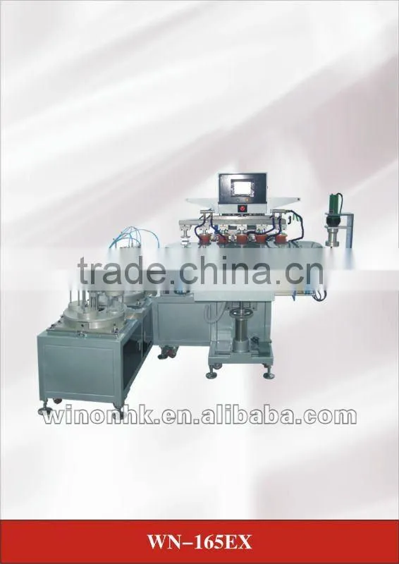 WN-165EX WINON Fully Automated Five Colour Pad Printing Machine Specially Designed for Plastic Caps with PLC
