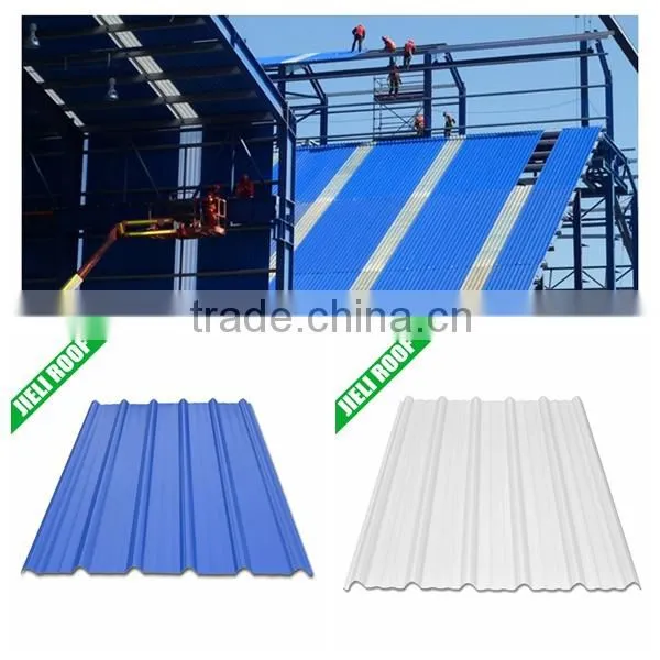 Light weight PVC plastic roof tile for residential house