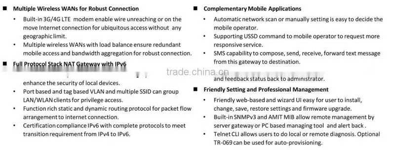 3g / 4g lte cellular wireless network router