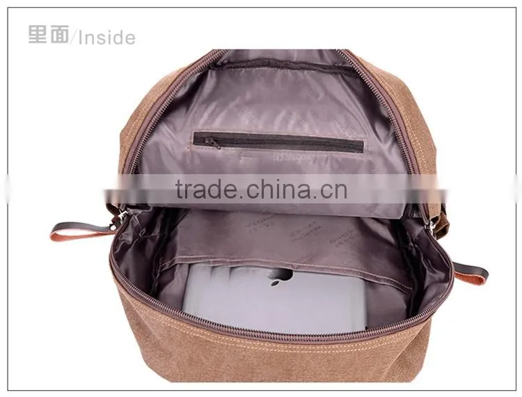 high quality army canvas backpack vintage canvas bags