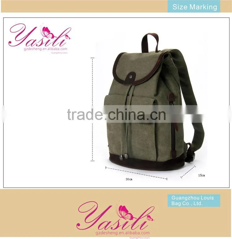 Best Selling!! Factory Sale blank canvas backpack