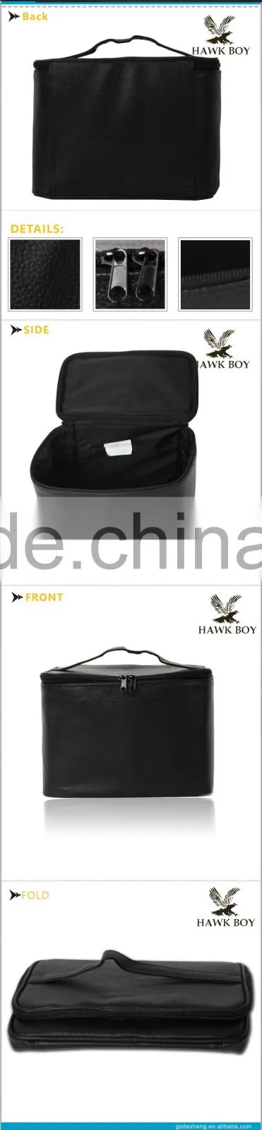 PU leather cooler bag