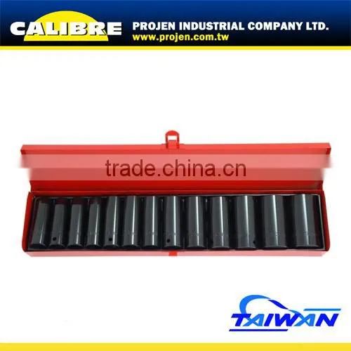 CALIBRE 14PC 10-32mm 1/2" Impact Socket Set