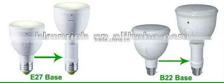 4W Rechargeable LED Emergency Bulb (with remote controller,AC100-240V input voltage)