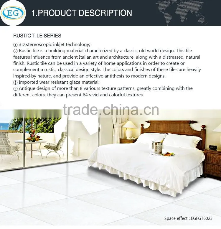 Grey color Porcelain natural stone granite ceramic wall and floor tile 300X600 600x600mm