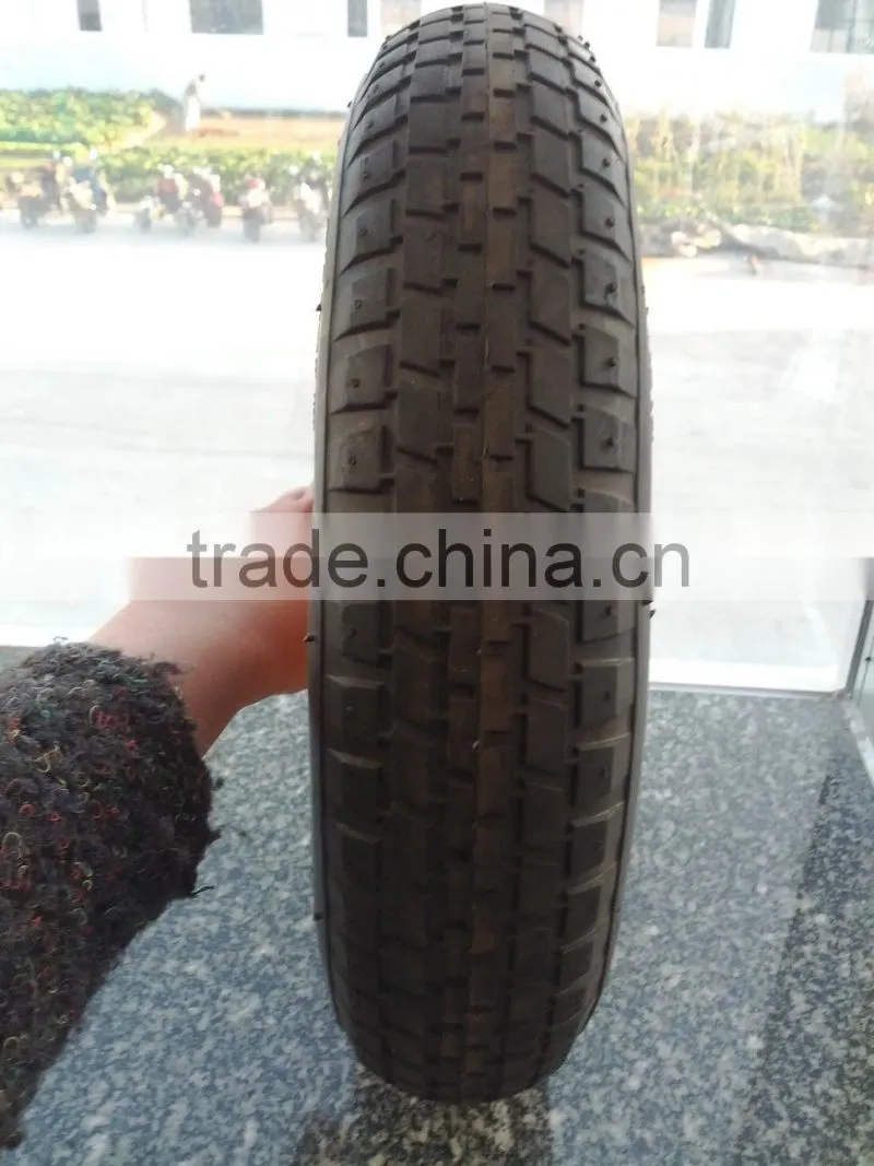Rubber Pnuematic wheels manufactures for hand truck wheel 200x50