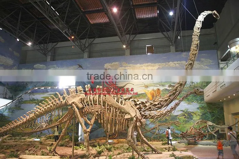 Large Animated Skeleton Model Of Dinosaur