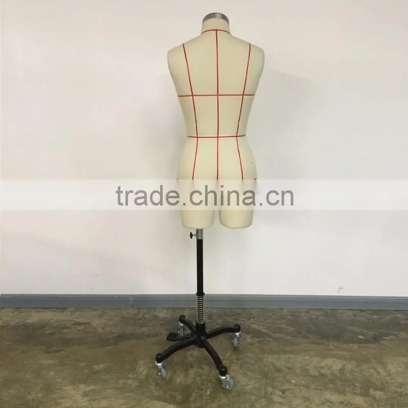 Half body female fitting mannequin half body dressform table mannequin