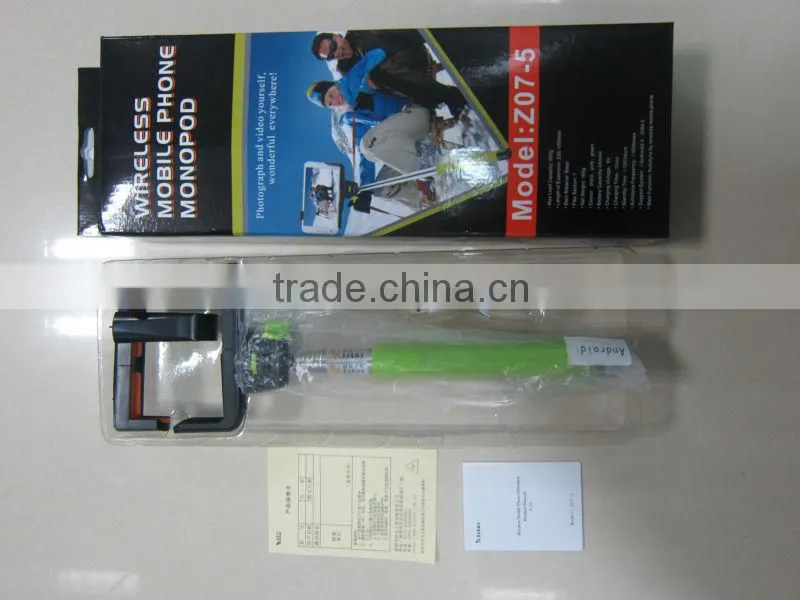 KJstar wireless monopod with universal holder for smart phone Z07-5