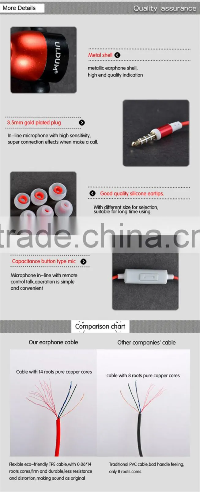 Free shipping sport running earphone for computer Mp3 mp4 player