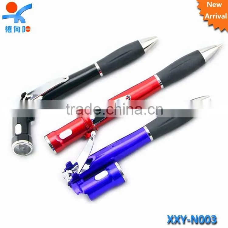 folding multi-funtional LED ball pen
