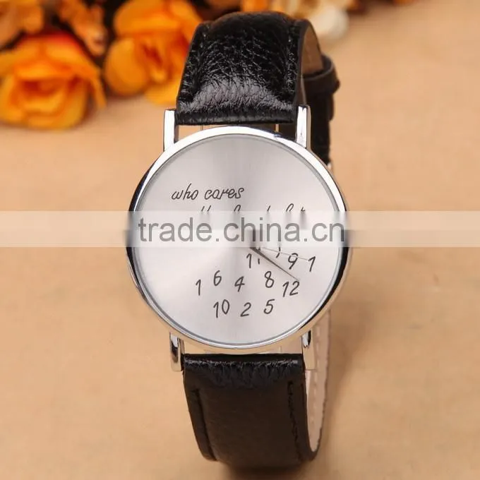 Who cares white women watch bracelet