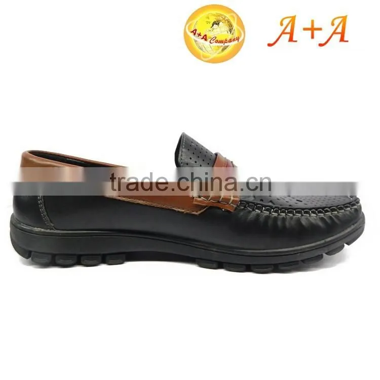 Men fashion style loafers soft flat wholesale shoes