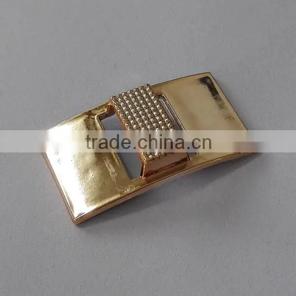 gold plating plastic Shoe Decorations accessories