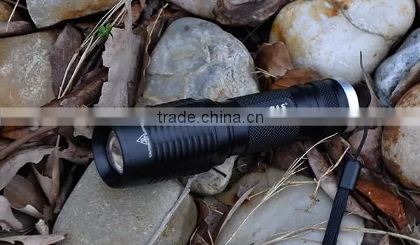 101 Portable Rechargeable self defence Torch Aluminum Powerful zoom flashlight
