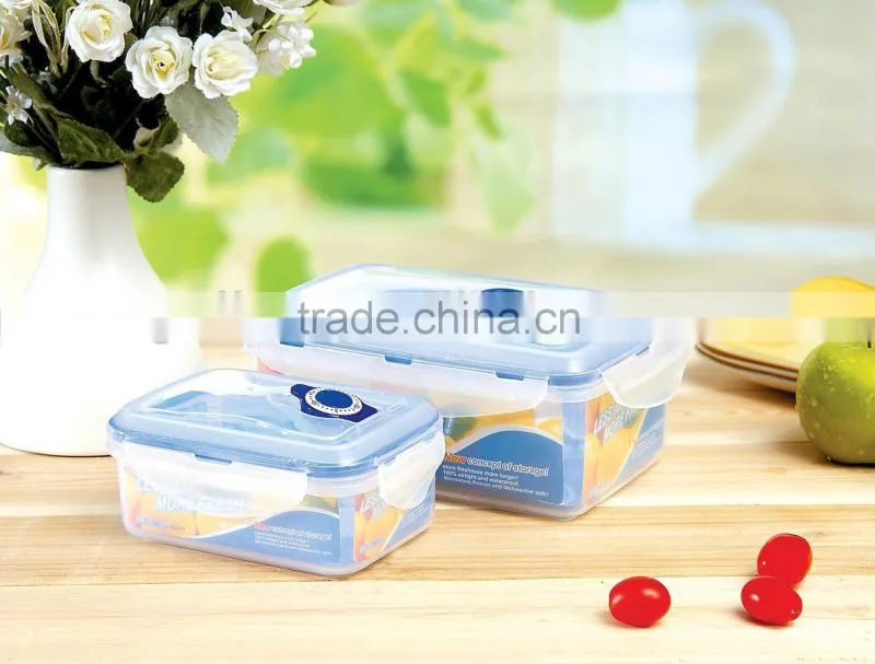 hot clear plastic box microwave food container