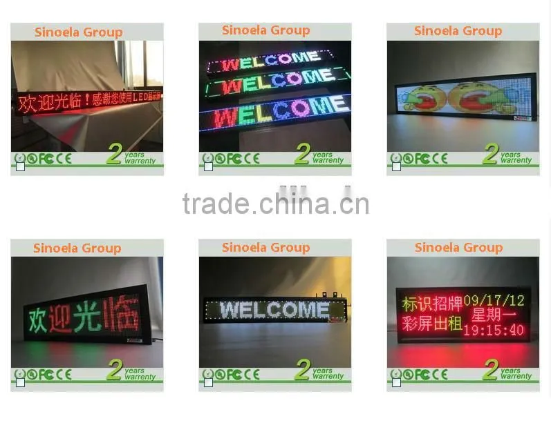 Canada---Programmable DIP moving message panel red outdoor p16/p20/p12/p10 single color led sign display screen board