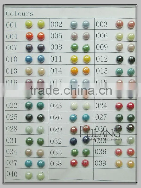 Feilang hot sale new style ceramic hotfix stone for nail art