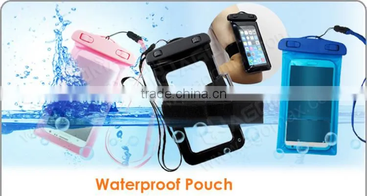 Small MOQ promotional gift handy pvc waterproof mobile bag