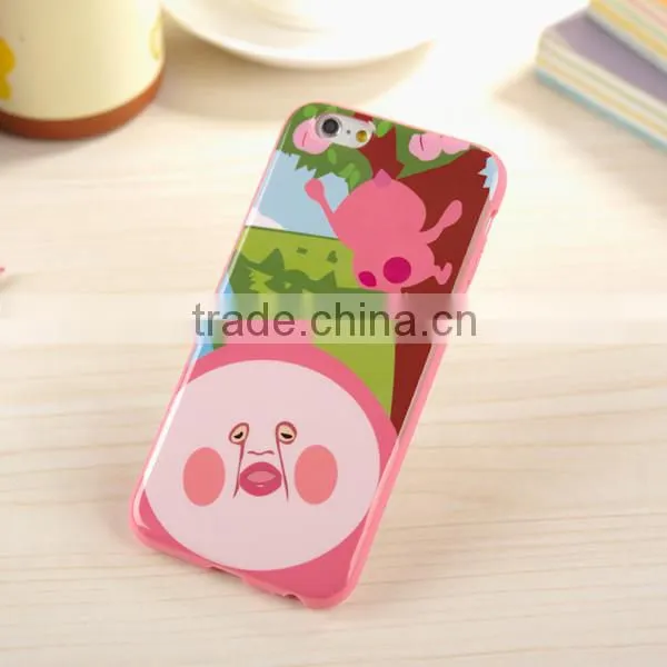 Lovely cartoon tpu back covers for iphone 6 plus
