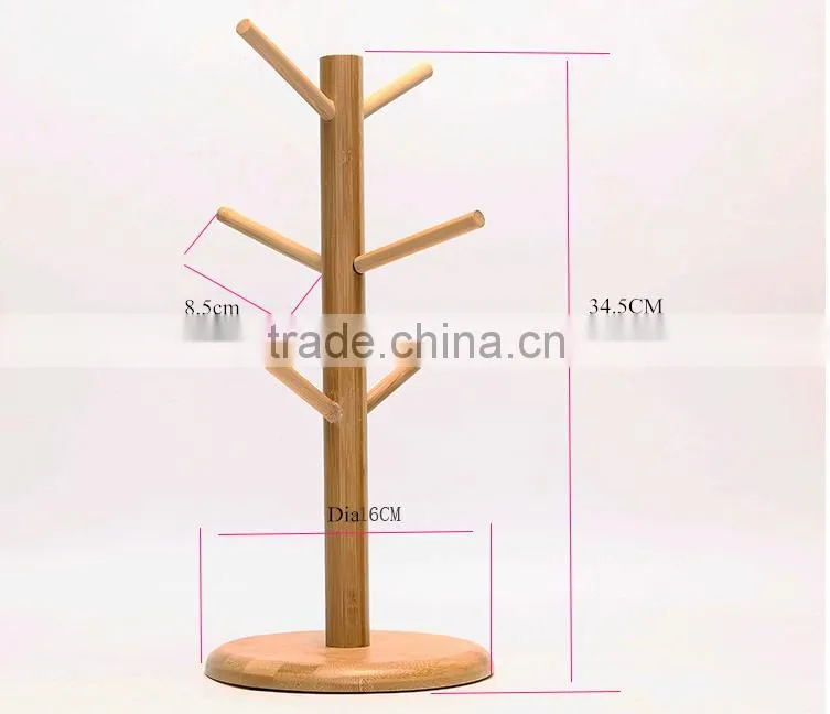 Bamboo Tea cup Rack
