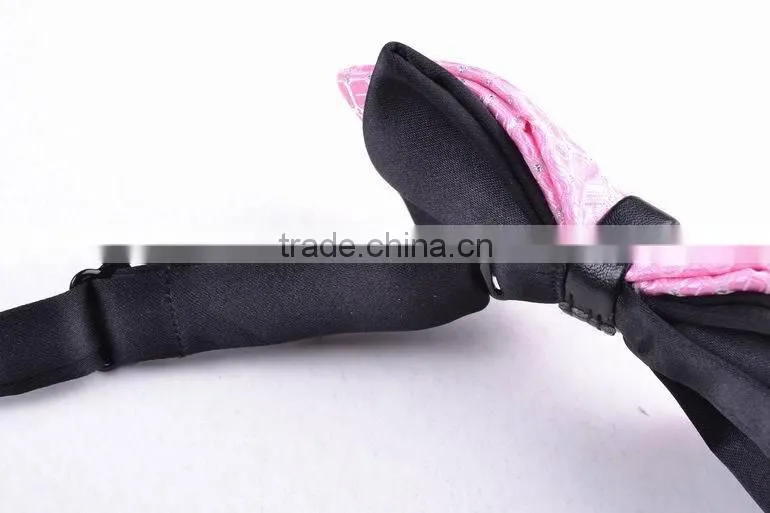 Good Quality Point End Silk Leisure Jacquard Bow Ties for Men