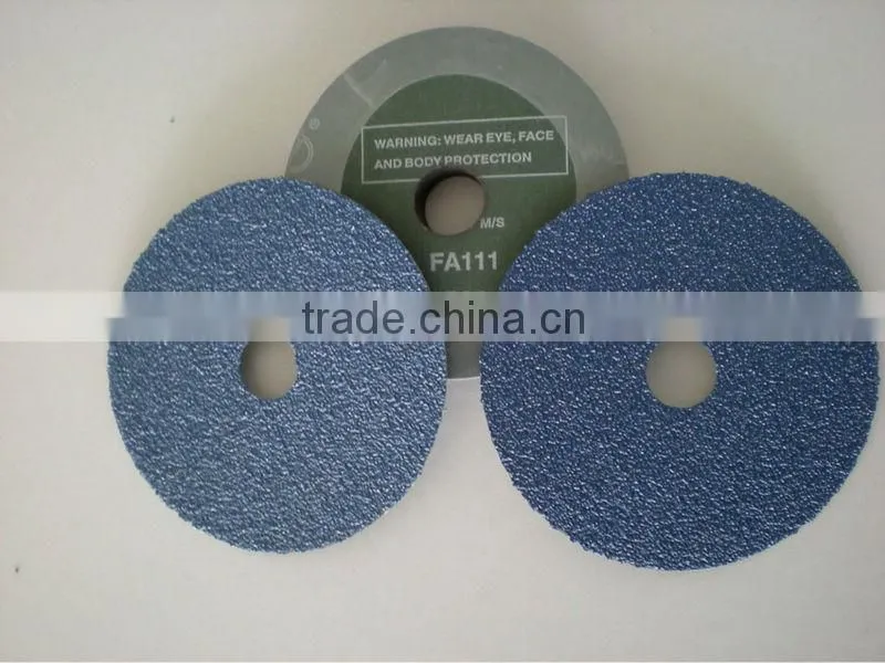 high quality zirconia oxide abrasive fiber disc