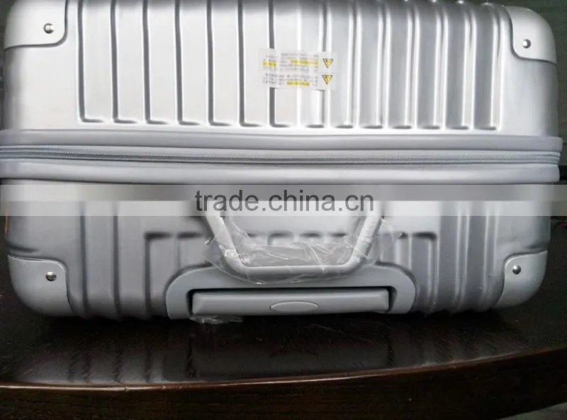 TOP and High quality hard ABS+PC Bright trolley luggage set