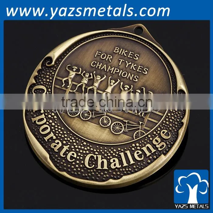 manufacturer antique brass souvenir geocache coin medal