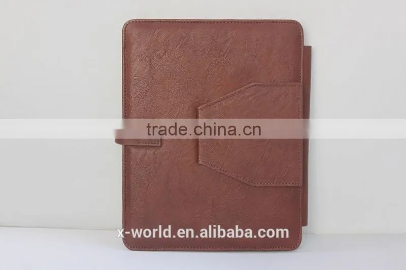 Genuine leather business brief leather case 10 inch universal stand leather case