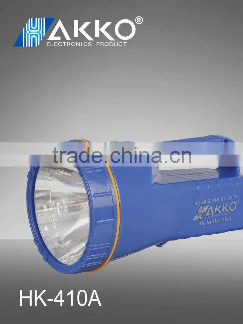 HK-410A Handheld Rechargeable Led Emergency Flashlight