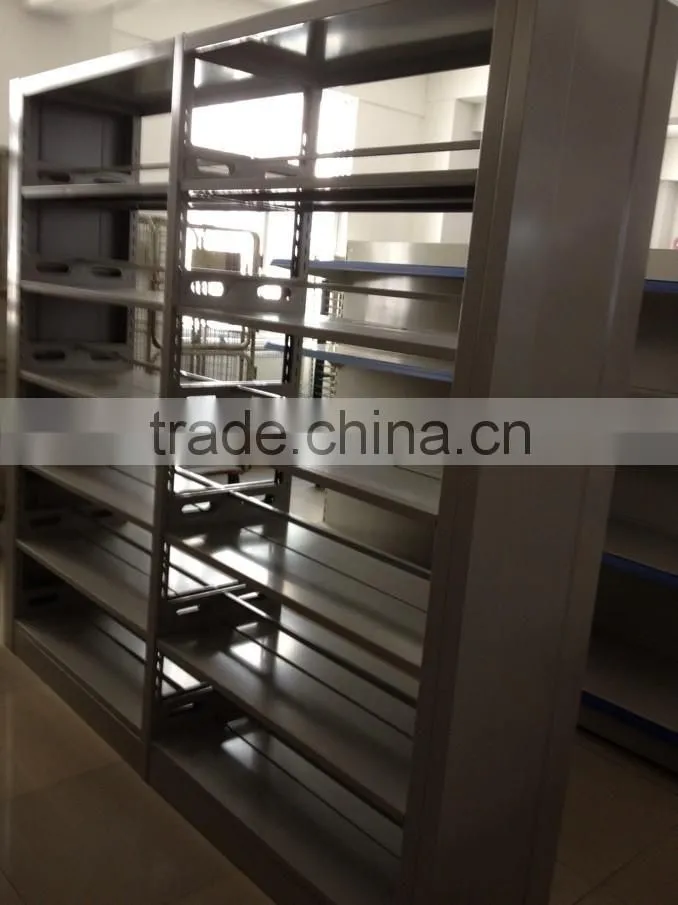 library multi-tier book shelf