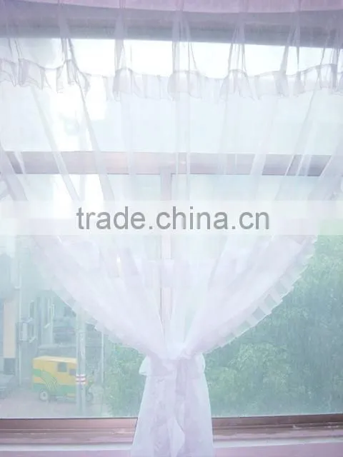 polyester curtain organza; window curtain organz fabirc; curtain fabric